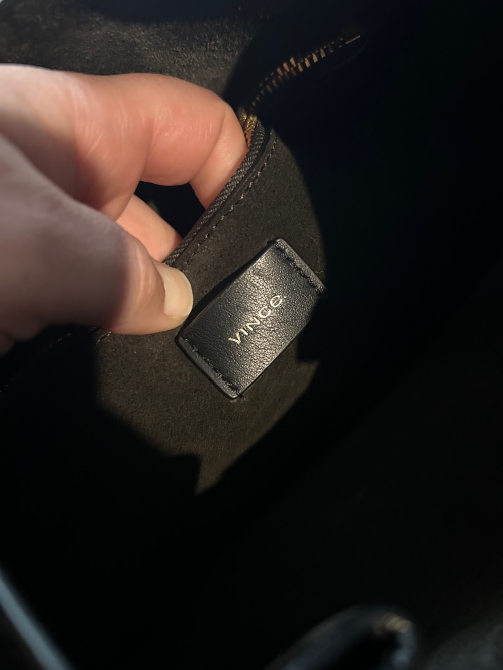 VINCE Ava Leather Crossbody Bag - Picture 12 of 14